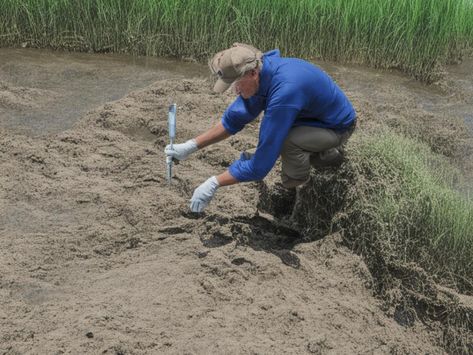 Отбор проб почво-грунтов и поверхностной воды